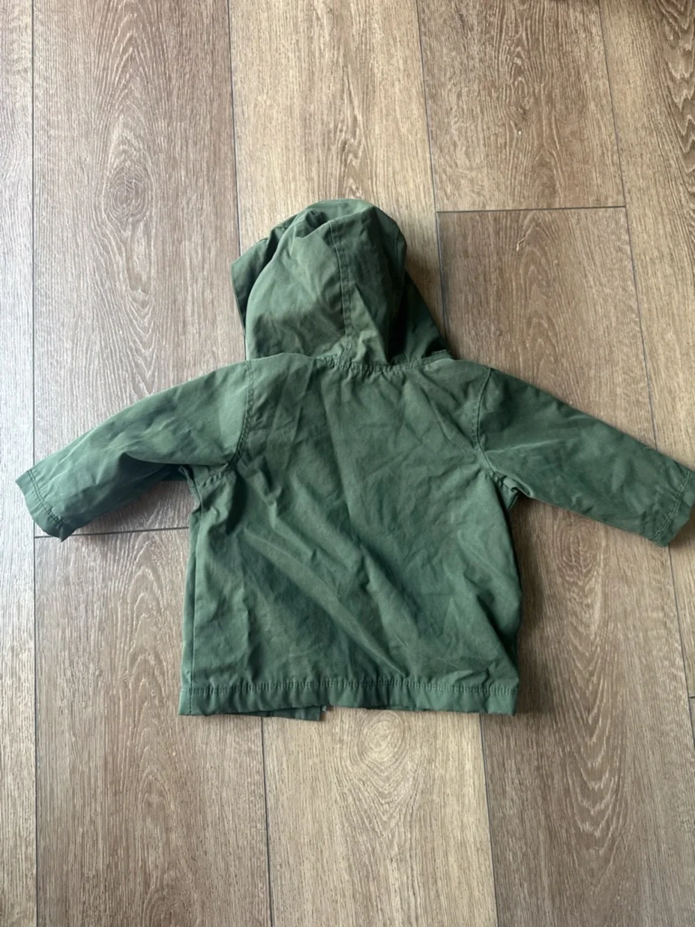 Old Navy Olive Green Hooded Kids Utility Jacket